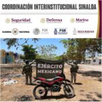 Motocicleta con reporte de robo fue recuperada por Grupo Interinstitucional en Culiacán