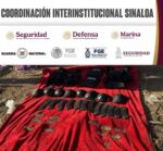Grupo Interinstitucional asegura cargadores, municiones y equipo táctico en Elota
