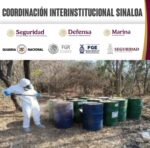 En Culiacán, Cosalá y Choix Grupo Interinstitucional aseguró 6 laboratorios clandestinos