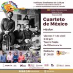 Cuarteto en México se presenta hoy en el teatro Pablo de Villavicencio