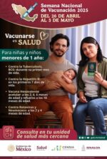 Sinaloa invita a participar en la Semana Nacional de Vacunación 2025