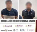 Grupo Interinstitucional detiene a 2 civiles, asegura vehículos, armamento y droga en Culiacán