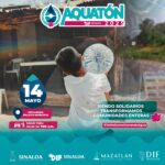 Invitan DIF Mazatlán y Gobierno Municipal a donar agua embotellada al AQUATÓN 2025