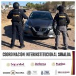 En Culiacán, grupo interinstitucional asegura vehículo robado con aditamento para arrojar ponchallantas