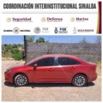 En Culiacán, el Grupo Interinstitucional recupera un vehículo con reporte de robo