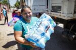 Aquatón lleva 71mil 140 litros de agua a familias de Juan José Ríos y Guasave