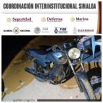 En Culiacán, Grupo Interinstitucional detiene a un civil y asegura motocicleta con reporte de robo
