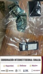 En Mazatlán, el Grupo Interinstitucional detiene a un masculino con ponchallantas y presunta marihuana