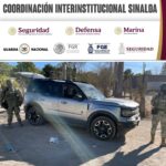 En Choix, Grupo Interinstitucional asegura droga y un vehículo durante operativo