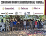 En Elota, Grupo Interinstitucional detiene a 12 personas; asegura armamento, explosivos y vehículos