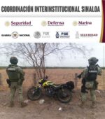 En Guamúchil, Grupo Interinstitucional asegura motocicleta y marihuana en diferentes presentaciones