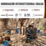 En Culiacán, Grupo Interinstitucional asegura un área de concentración de sustancias químicas y un laboratorio inactivo