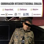 En acciones coordinadas, grupo interinstitucional detiene a un civil y asegura vehículos, así como armamento en Navolato