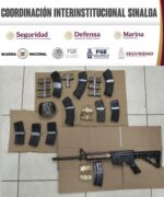 Tras agresión, Grupo Interinstitucional detiene a civil armado y asegura camioneta con reporte de robo en Estación Rosales, en Culiacán