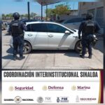 Tras persecución, Grupo Interinstitucional recupera vehículo con reporte de robo en Culiacán