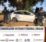 Tras un reporte, Grupo Interinstitucional recupera en Navolato un vehículo que acababa de ser robado