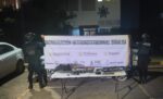 Tras agresión a policías estatales, grupo interinstitucional detuvo a cuatro civiles y aseguró un vehículo, armas, municiones y equipo táctico