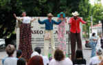 La Compañía de Teatro de Calle del ISIC estuvo en el Paseo de las Artes