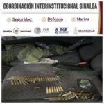 Grupo Interinstitucional asegura en Navolato un vehículo blindado, una embarcación, cargadores, cartuchos y equipo táctico