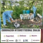 En Culiacán, el Grupo Interinstitucional asegura y destruye dos áreas de concentración de materiales químicos y un laboratorio inactivo