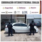 En distintos hechos en Culiacán, el Grupo Interinstitucional recupera 5 vehículos; 2 con reporte de robo reciente
