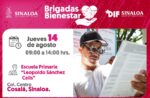 Las brigadas de bienestar de DIF Sinaloa llegarán para atender a las familias de Cosalá