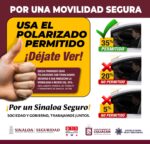 Lanzan segunda etapa de campaña contra polarizados fuera de norma en Sinaloa