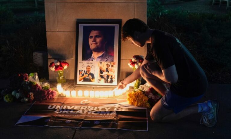 Presidenta condena asesinato de influencer Charlie Kirk