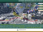 Depresión tropical Trece-E se desplaza frente al Pacífico sur mexicano; prevén lluvias intensas y oleaje elevado