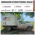 Tras reporte oportuno al 911, el Grupo Interinstitucional recupera 2 vehículos que fueron reportados como robados en Culiacán y Concordia