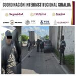 En Escuinapa, el Grupo Interinstitucional asegura a un civil, un vehículo, un arma, un cargador y cartuchos