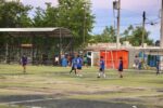 Rehabilitación de cancha deportiva en El Diez beneficiará a más de 4 mil personas, SEBIDES