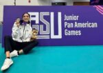 Andrea Félix, orgullo de la Facultad de Ingeniería de la UAS, logró la medalla de plata con la selección mexicana de voleibol en los Panamericanos Jr