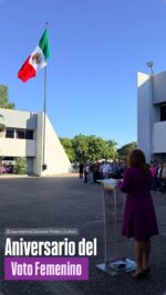 Conmemoran autoridades educativas el 72 Aniversario de la reforma constitucional que otorgó ciudadanía plena y derechos políticos a la mujer