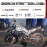 Grupo Interinstitucional detiene a civil en posesión de motocicleta robada en Culiacán