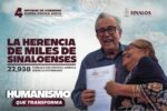 Destaca Gobernador Rocha el humanismo transformador en beneficio de las y los sinaloenses