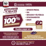¡Todavía tienes oportunidad! Ayuntamiento de Culiacán extiende descuentos en multas y recargos hasta el 29 de noviembre