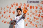 Culiacán refuerza acciones de los 16 Días de Activismo con talleres y pinta de manos en Cesavvi
