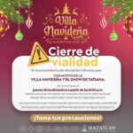 Cerrarán avenida Leonismo Internacional por eventos en la Villa Navideña