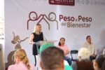 Estrella Palacios hace última entrega del año de apoyos de “Peso a Peso del Bienestar” y “+ Bienestar para tu Hogar”
