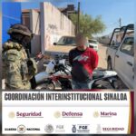 En distintos puntos de Mazatlán, el Grupo Interinstitucional detuvo a dos hombres, aseguraron dos motocicletas y dosis de presunta droga