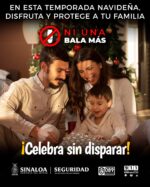 ¡Celebra sin disparar!, esta práctica constituye un delito y trae consecuencias irreparables: SSP Sinaloa