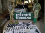 Tras un evento de seguridad y un ataque a las autoridades, el Grupo Interinstitucional asegura 6 armas de fuego, 2 vehículos y municiones en Culiacán
