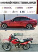 En distintas acciones en Culiacán, el Grupo Interinstitucional asegura 4 vehículos; 2 de ellos con reporte de robo