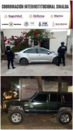 En Culiacán, el Grupo Interinstitucional recupera 2 vehículos con reporte de robo reciente