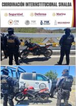 Luego de ser objeto de agresión en Mazatlán, el Grupo Interinstitucional detiene a un civil con un arma abastecida y asegura 2 motocicletas con reporte de robo