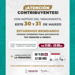 Extiende SATES horario de atención en sus oficinas por vencimiento 2026