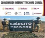 En distintos hechos en Culiacán y Concordia, el Grupo Interinstitucional aseguró cargadores, cartuchos y presunta droga