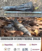 En Culiacán y Escuinapa, el Grupo Interinstitucional aseguró artefactos explosivos improvisados