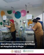 IMSS Bienestar atiende nacimiento de trillizos en el Hospital de la Mujer en Sinaloa